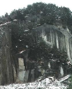 磐船峡の風景の写真