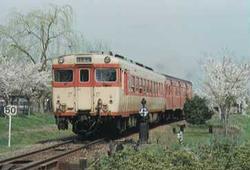 木津行きディーゼルカーの写真