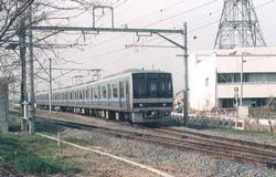 平成8年の田辺駅発車の写真