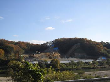 施工中（平成26年11月）の全体写真