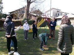 ネイチャーゲーム体験の様子その1