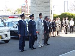 家庭ごみ持去り禁止パトロール出発式の写真その2