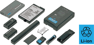 リチウムイオン電池の写真