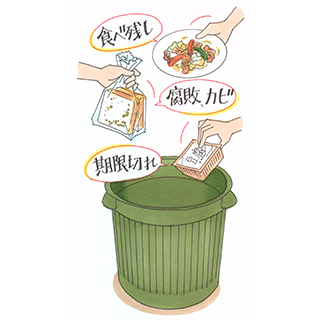 食品ロスのイメージイラスト