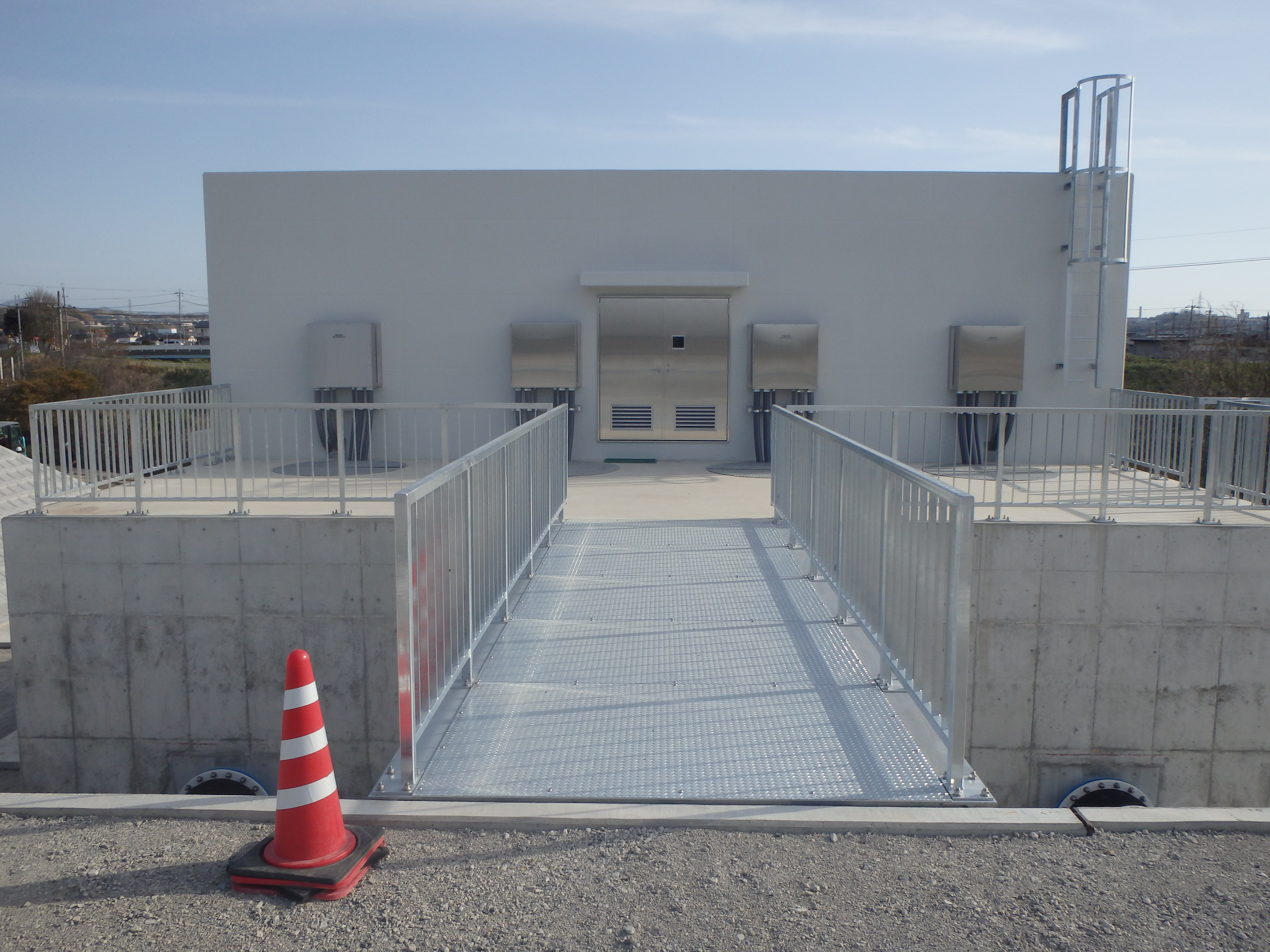 ポンプ操作室の写真