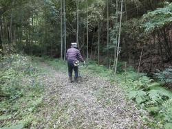 令和4年6月10日の通路整備作業の写真1