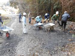 平成31年2月1日の通路整備作業の写真2