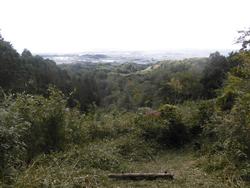 令和3年10月26日の作業後の尾根道の様子