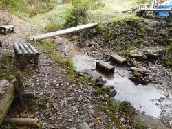 令和6年10月18日の里山の小川の写真