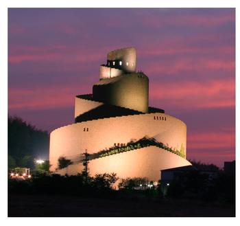 タツタタワー木津川のライトアップ