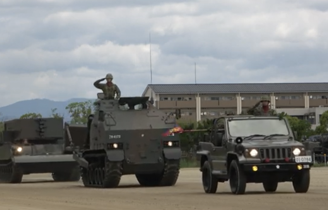 訓練展示の様子