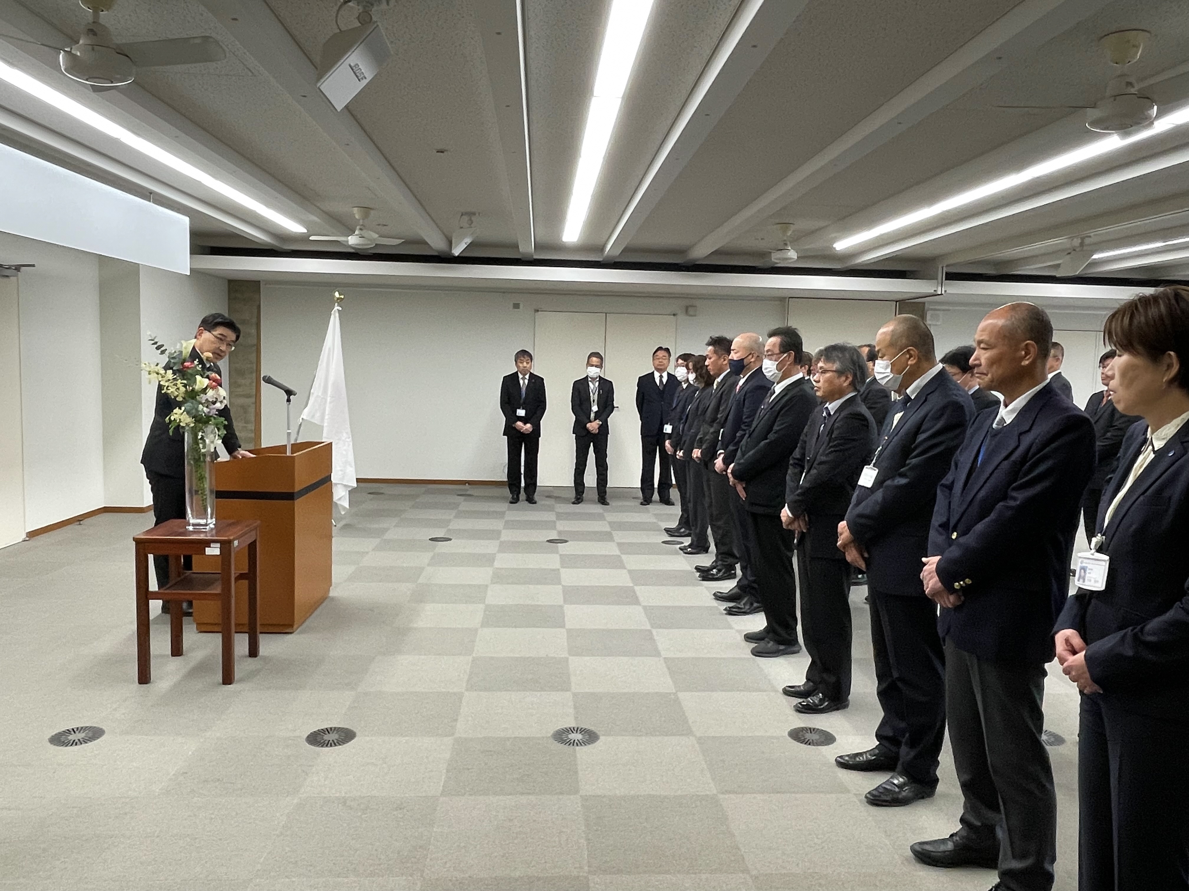 年頭訓示の様子