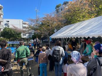 相楽台防災フェスの様子