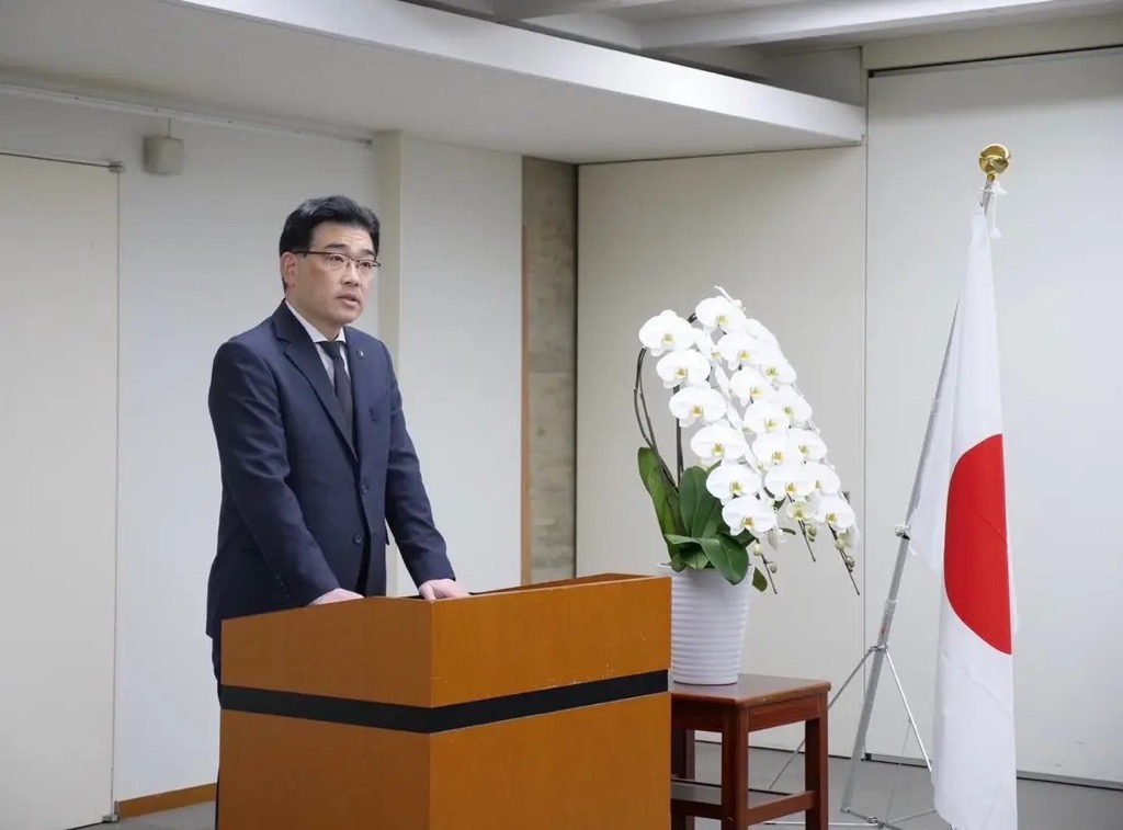 辞令交付式の写真