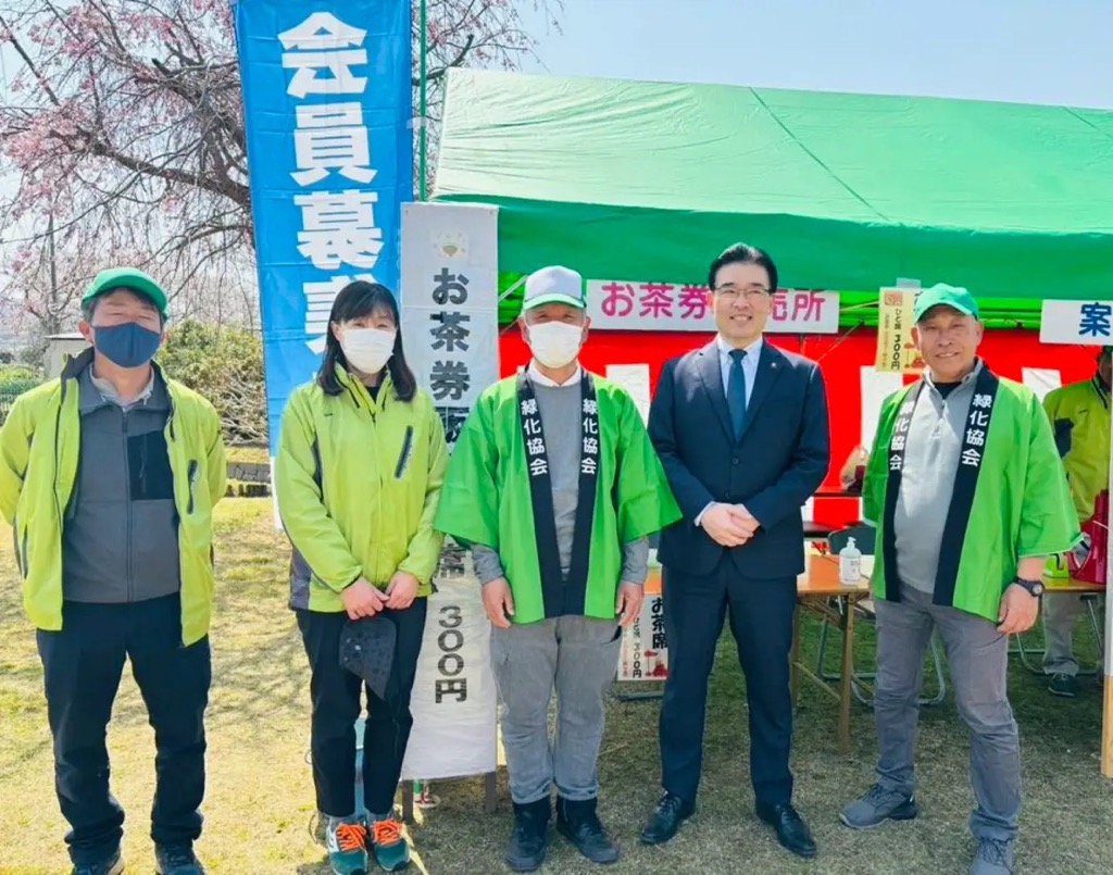 緑とふれあい桜まつりの写真