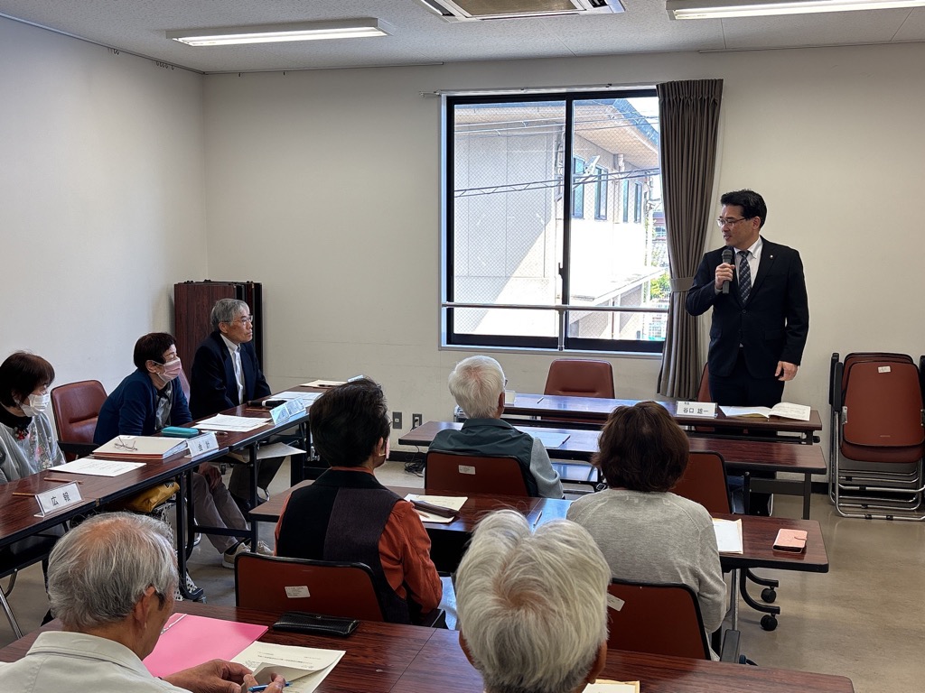 木津川市廃棄物減量等推進員の会　令和7年度総会の写真
