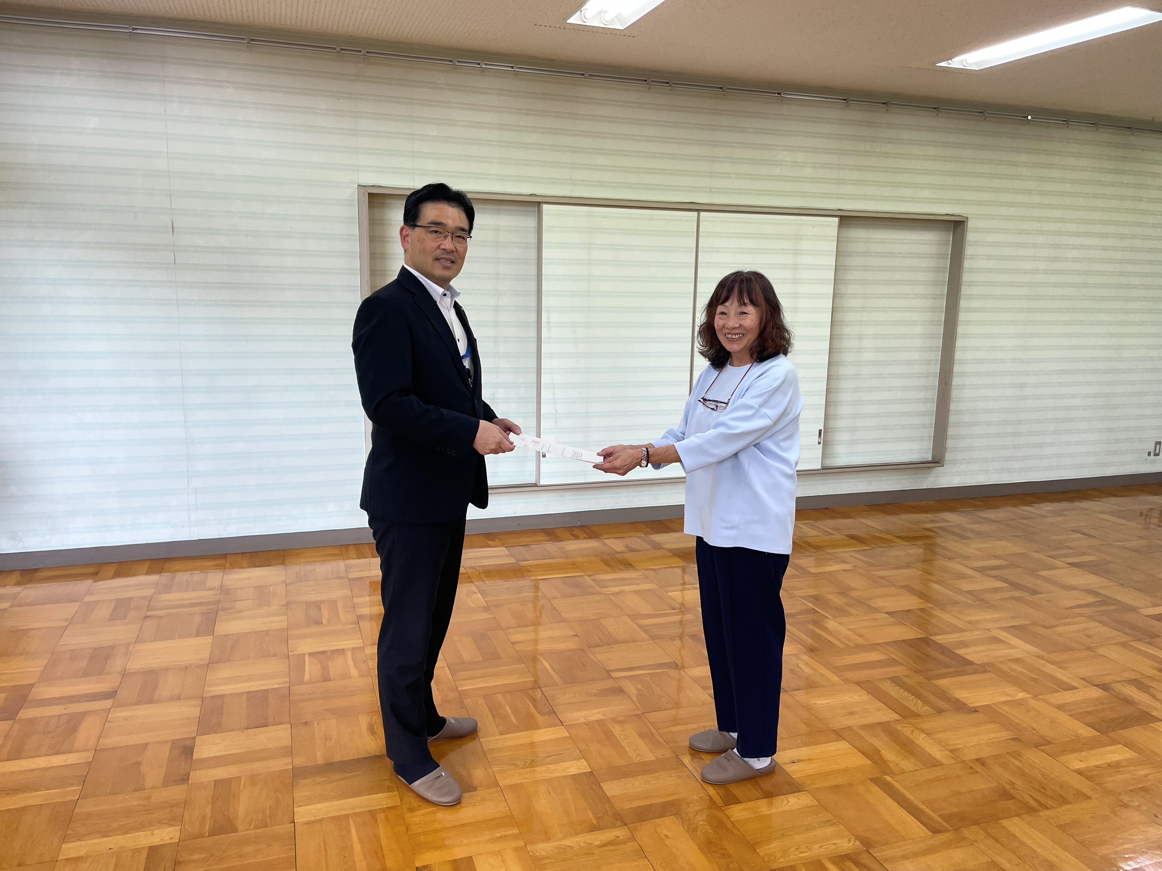 木津川市男女共同参画審議会諮問時の写真