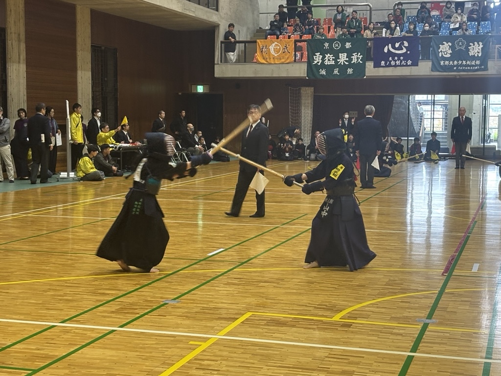 剣道の試合の様子