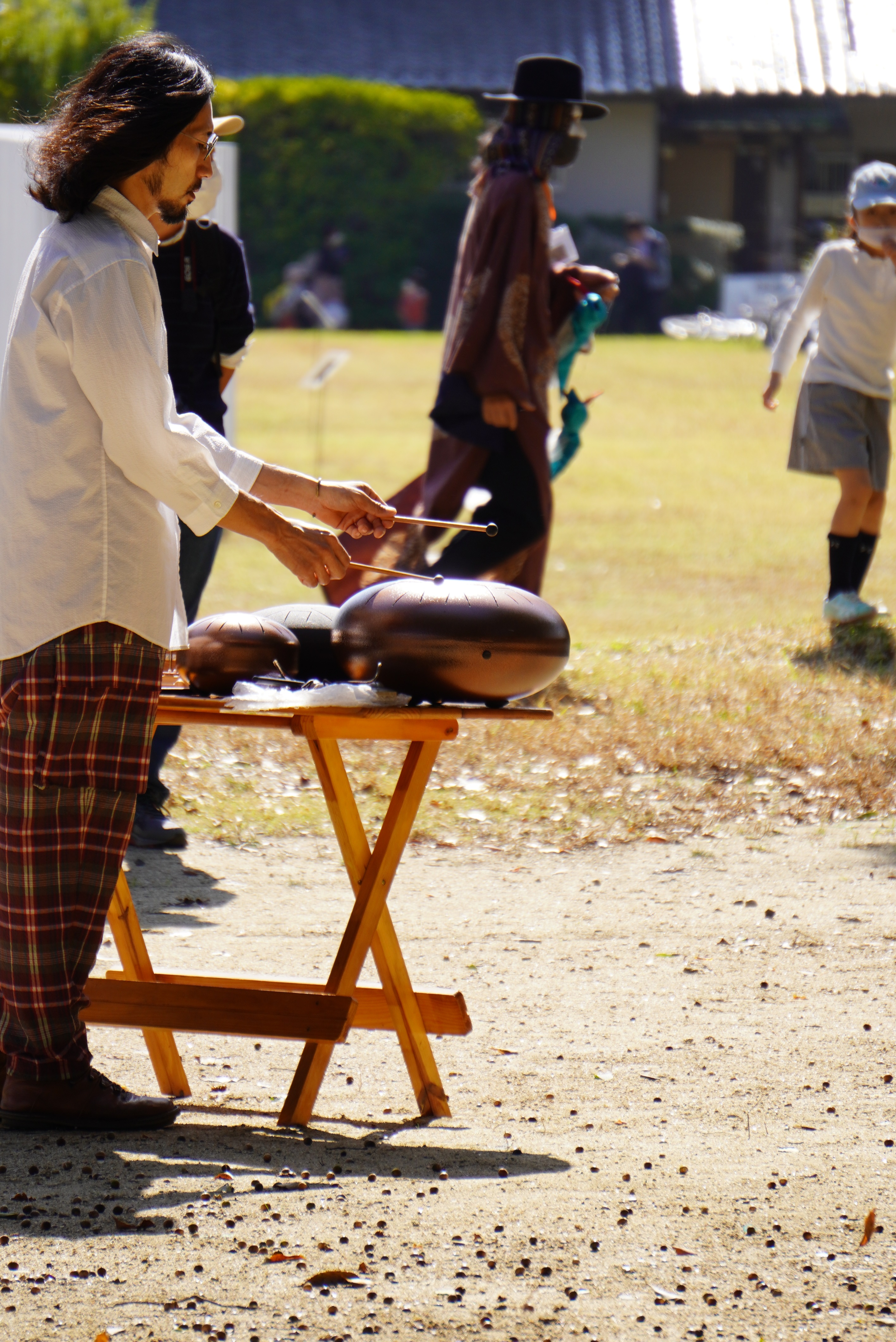 Ms＆Mrシュウさんがパフォーマンスが終わって撤収されていく様子