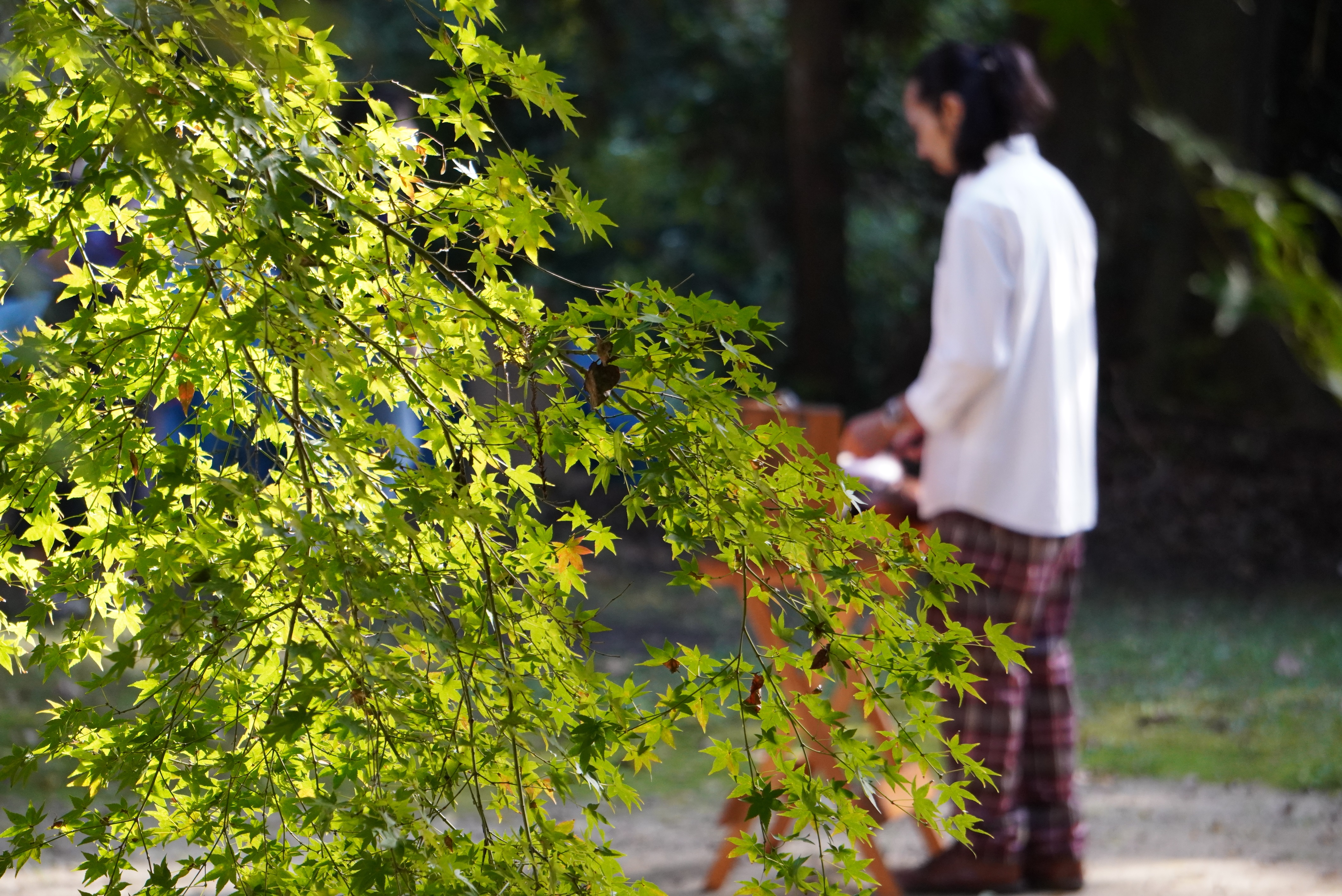 河原恵美須神社でハピドラムを演奏する竹中さんの写真5