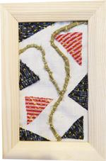 「ぬのえあーと」さんかくとにょろにょろの写真