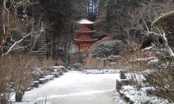 平成26年2月6日現在の岩船寺の雪景色の写真1