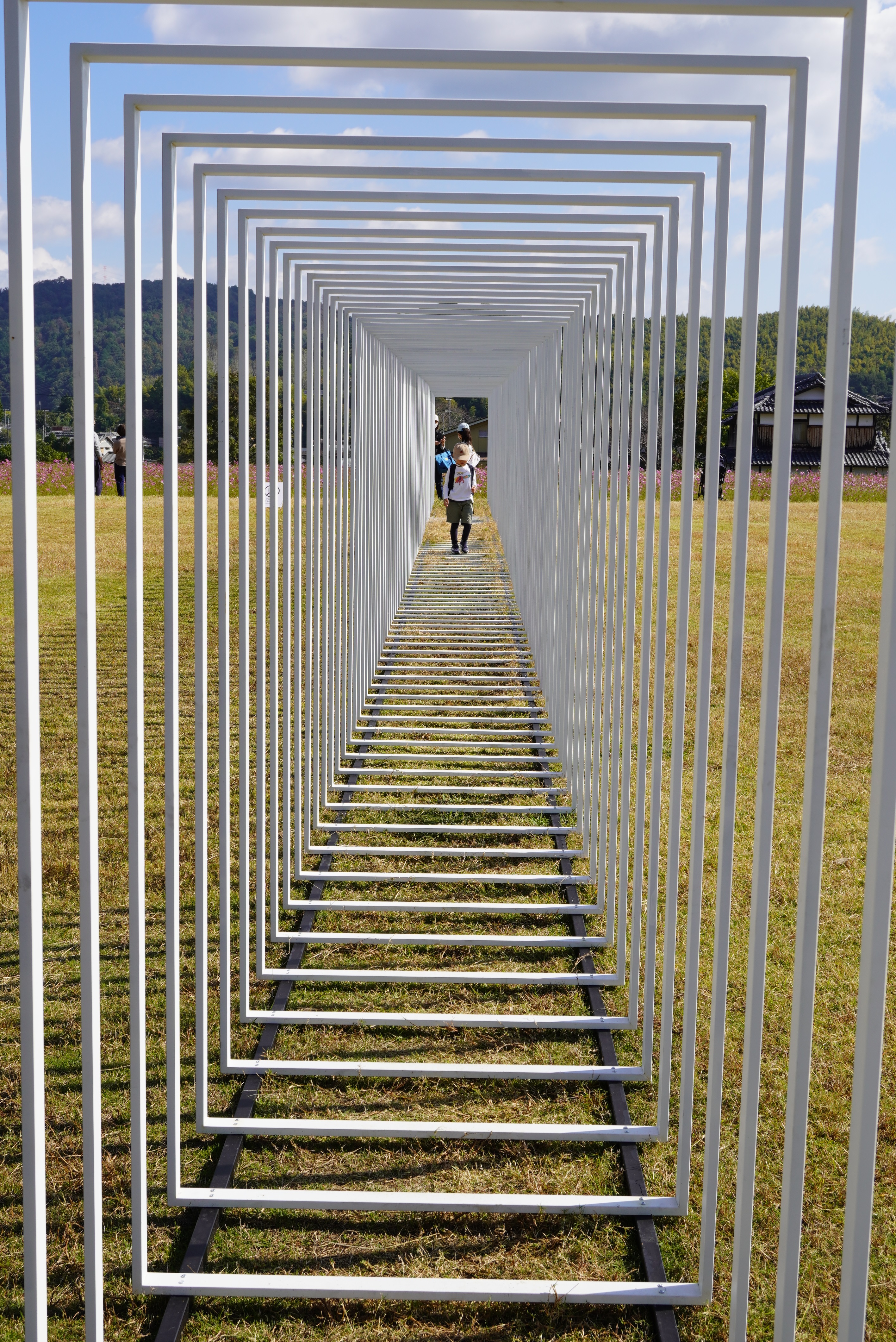 「白の回廊」通り抜ける様子4