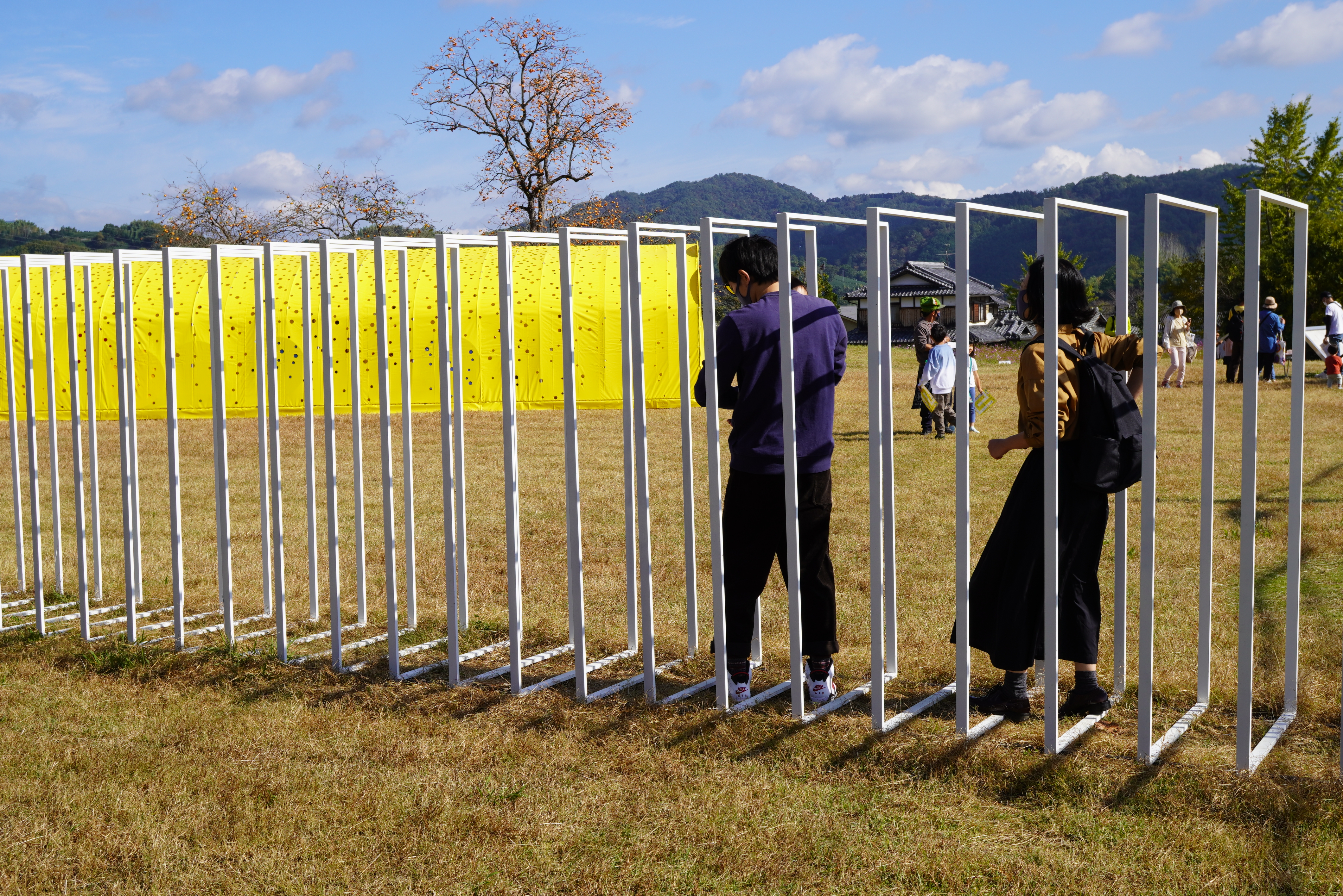 「白の回廊」通り抜ける様子2