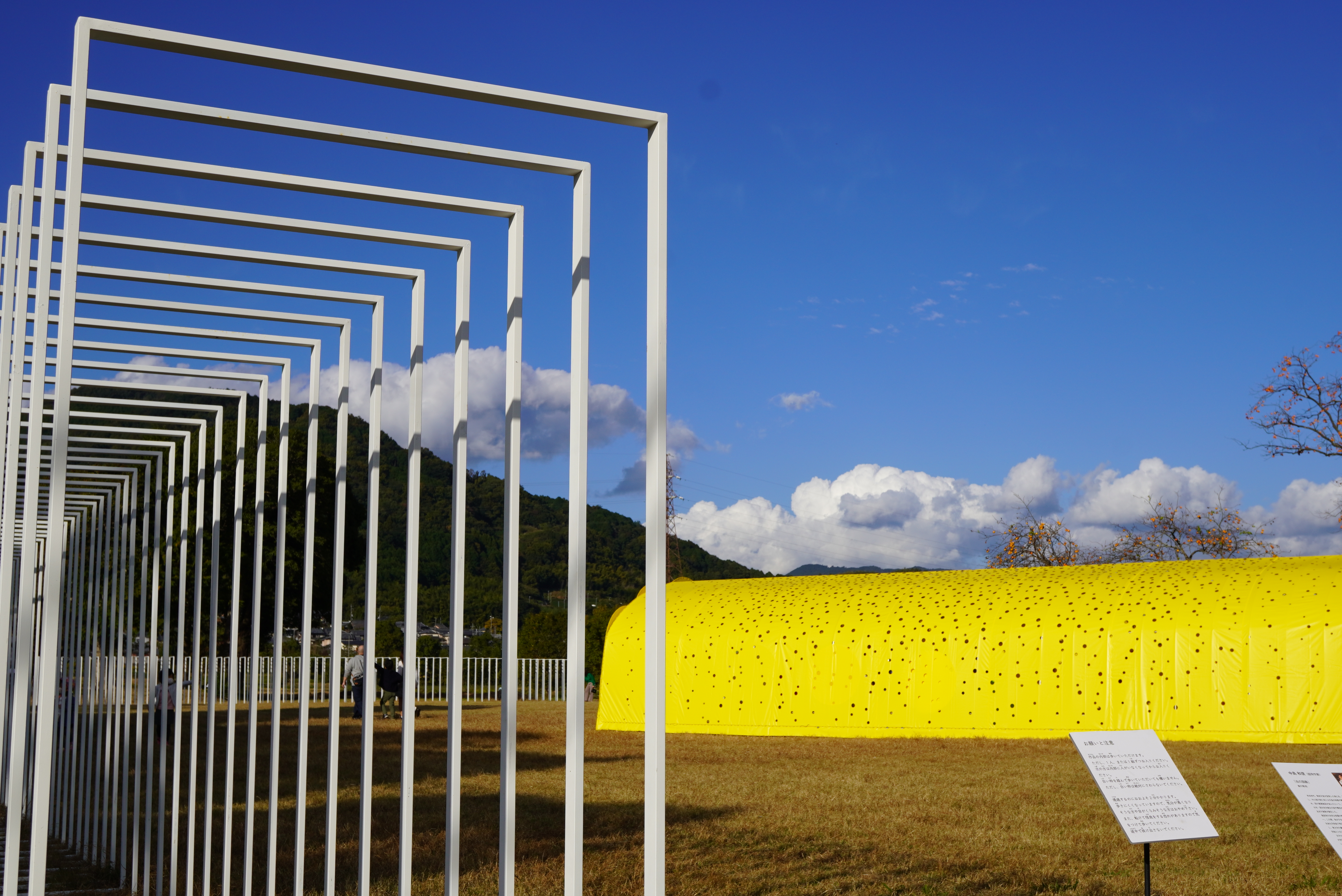 「白の回廊」と「陽だまりハウス」の写真