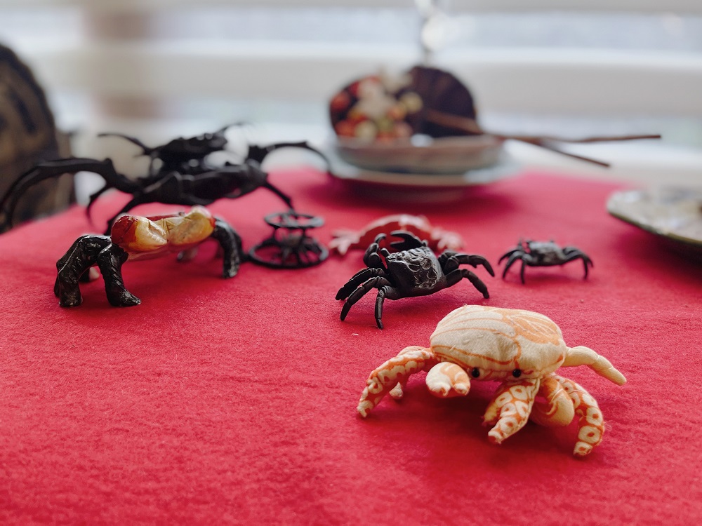 蟹の置物の写真