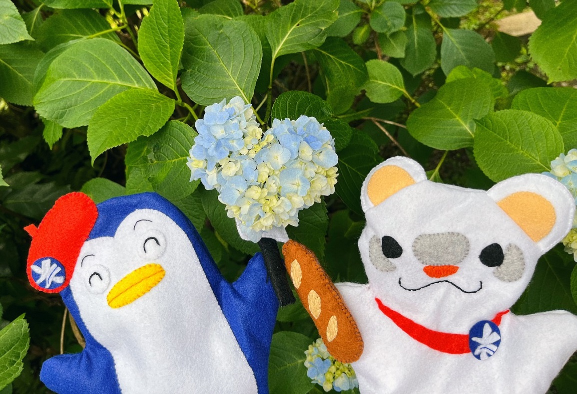 マスコットキャラ「ゆこ＆なーこ」の写真