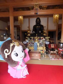 蟹満寺でのいずみ姫