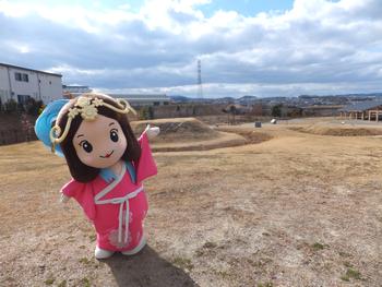 上人ヶ平公園でのいずみ姫