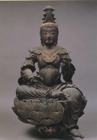 文殊菩薩坐像の写真