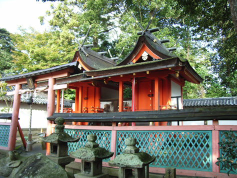岡田鴨神社の写真