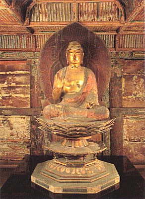 浄瑠璃寺薬師如来坐像の写真