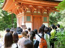 加茂地域での現地フィールドワークの様子