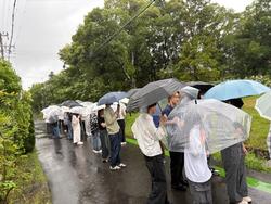 南加茂台地域でのフィールドワークの様子2