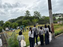 南加茂台地域でのフィールドワークの様子3