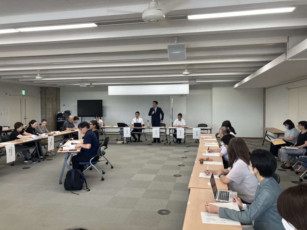 木津川市自立支援協議会全大会での市長挨拶の様子