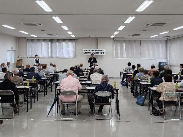 JA京都やましろ農産物直売所総会での市長挨拶の様子