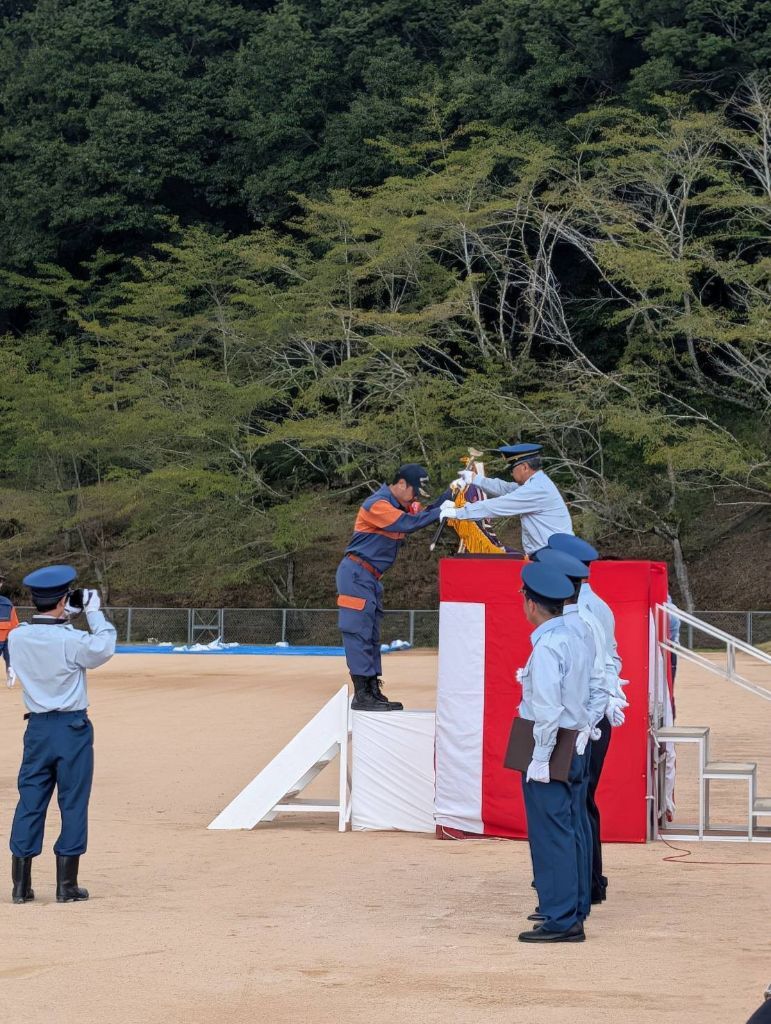京都府消防操法大会表彰式