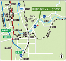 クリーンセンター・きづがわへの地図