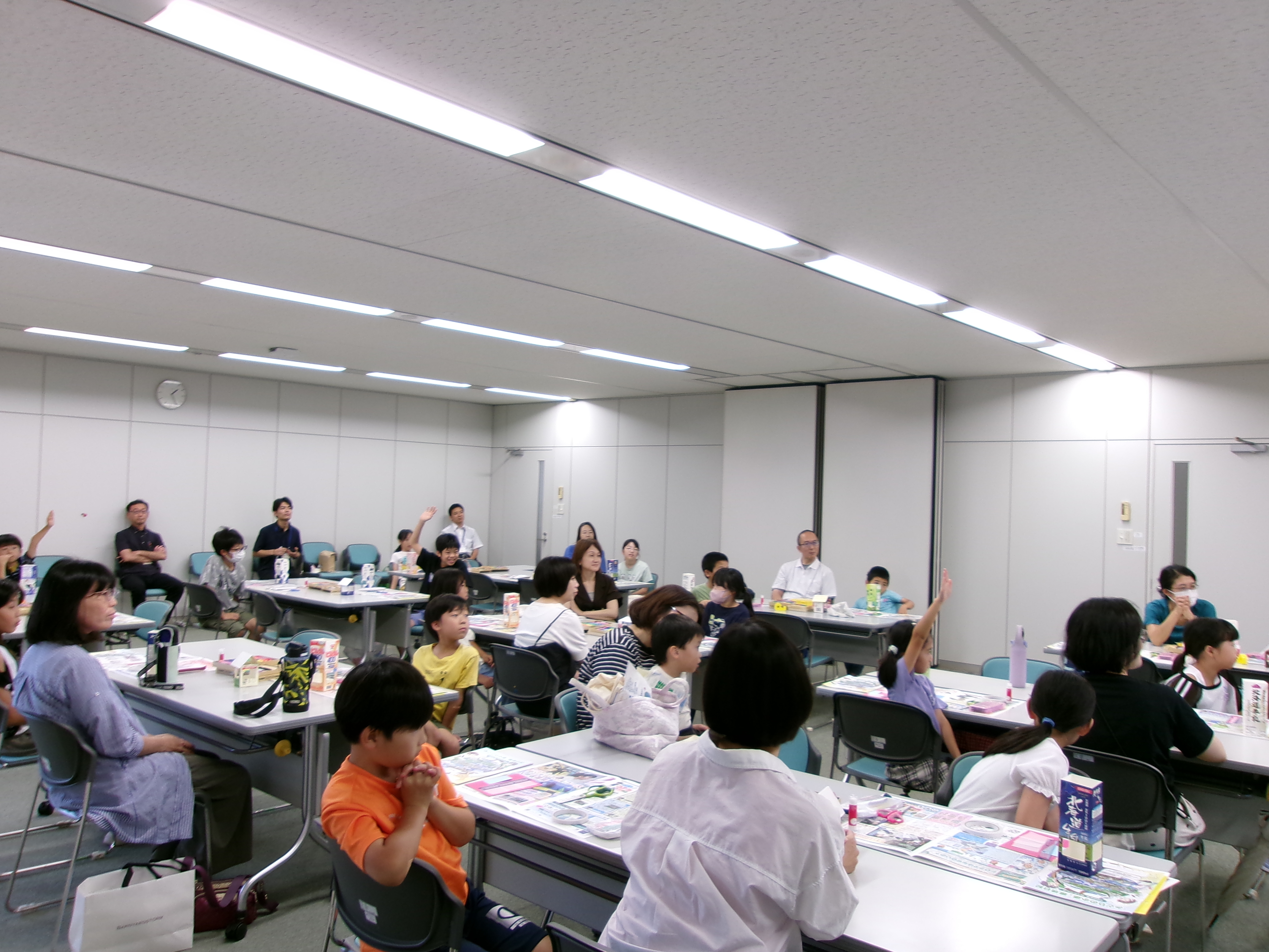 地球温暖化に係る講義の様子