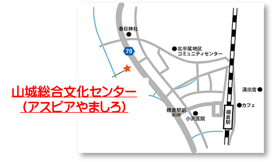 アスピアやましろの地図画像